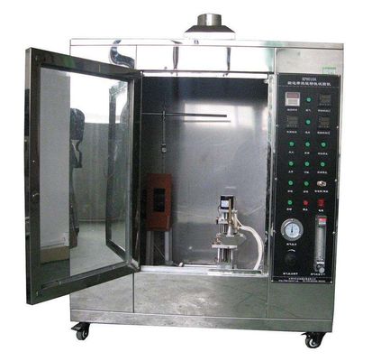 ISO340:2004 컨베이어 벨트 직물 코어 컨베이어 벨트 수직 연소 시험 기계