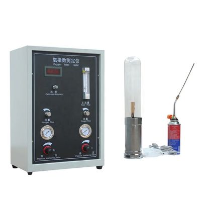 ASTM D 2863, ISO 4589-2 0.2·0.3Mpa 산소 지수 불화성 검사 장비