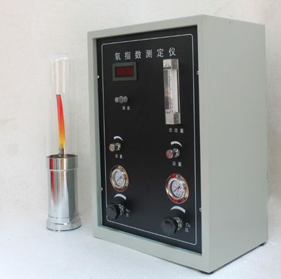 ASTM D 2863 ISO 4589-2 연화성 테스트 장비, 디지털 산소 지수 검사기