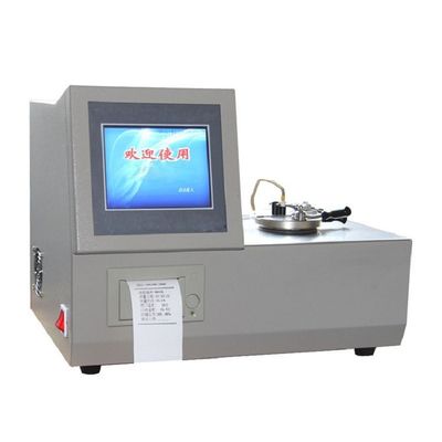 ASTM D3828 오일 분석 테스트 장비 낮은 온도 8in 스크린 닫힌 컵 플래시 포인트 검사기