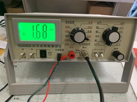 디지털 표시 장치 직물 표면 저항력 검사자 EN 1149-1/EN 1149-2 AATCC 76